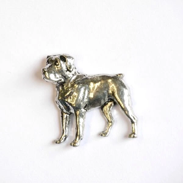 Rottweiler Jagdhund Pin de Solapa Pin Sombrero Adorno Agujón Regalo Nueva 2