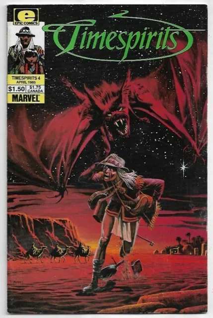 Timespirits #4 FN (1985) Marvel Epic Comics