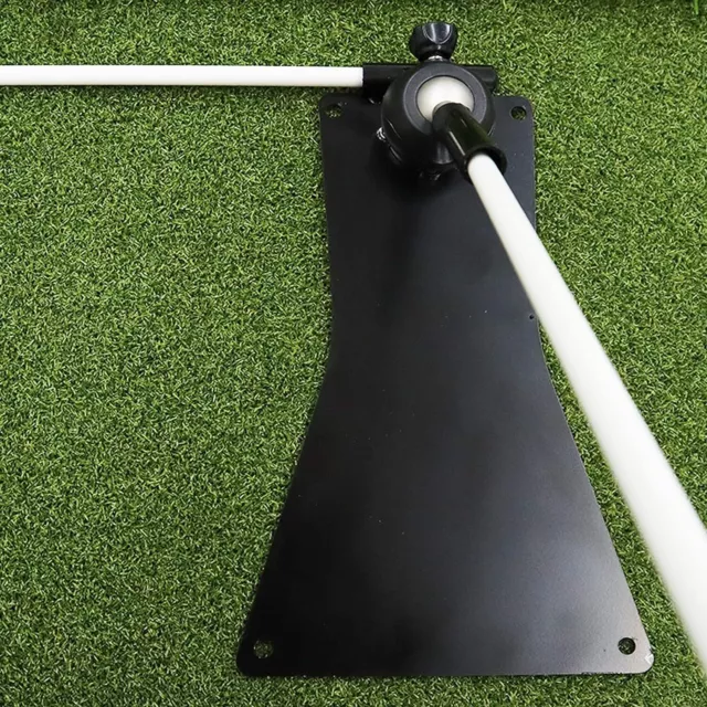 Golf Alignment Stick‘s Plate Training Swing Practice Aid Stick Holder Free Post