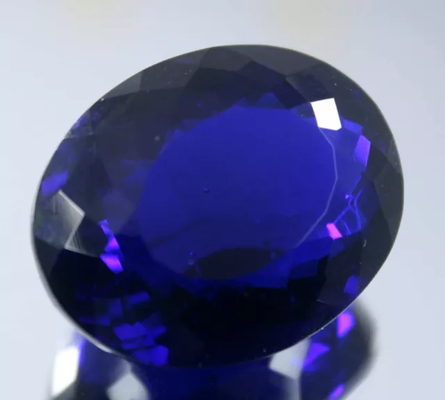 CERTIFIÉ 55 Ct Naturel Bleu Profond Tanzanie DE Tanzanite Taille Ovale...