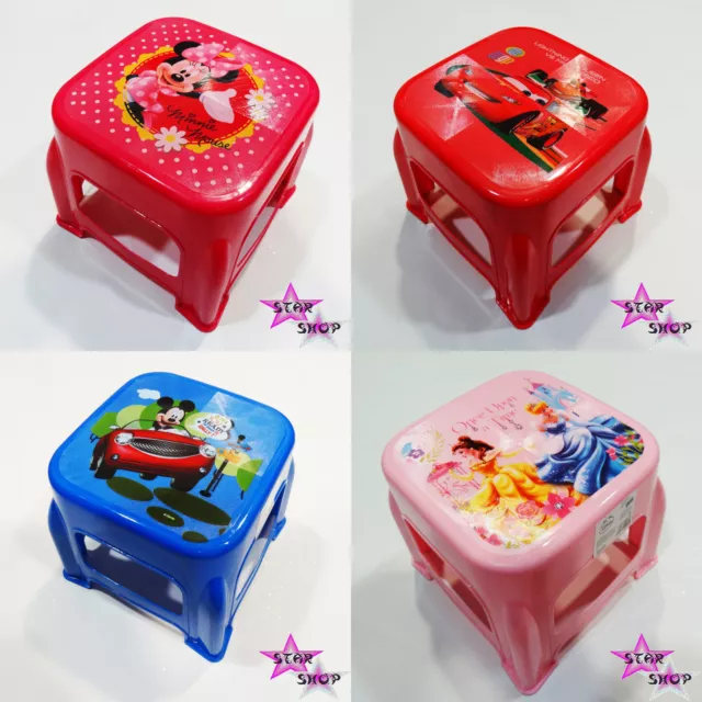 Taburete Silla Asiento Infantil Niños Disney Seat Stool Toddler Step Child Kids