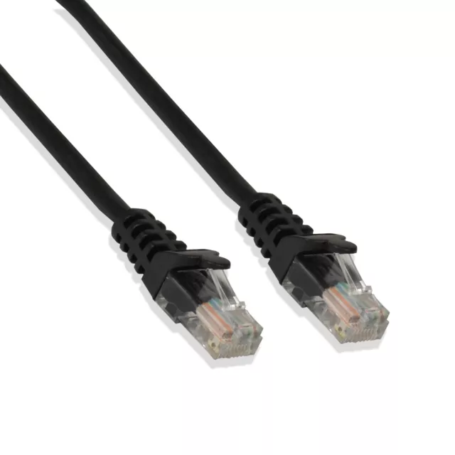 Cat-6 UTP Ethernet Network Cable RJ45 Lan Wire Black 1FT Wholesale