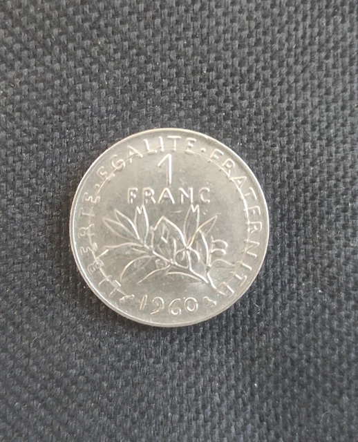 Pièce De 1 Franc Semeuse 1961, Nickel, Bon état
