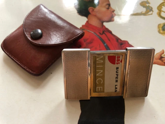 Ancien étui De Voyage En Cuir Marron - J.T.G. - Années 1930/40 - Fait Au UK