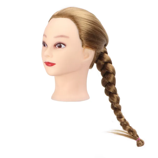 (Gold Marron) Coiffeur Cosmétologie Mannequin Head Hair Braiding Train