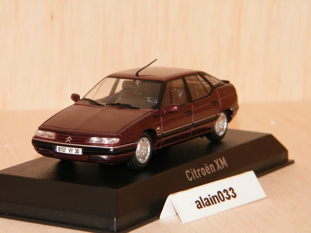 CITROËN XM 1995 Griotte Red NOREV SCALE 1:43 Ref 159128