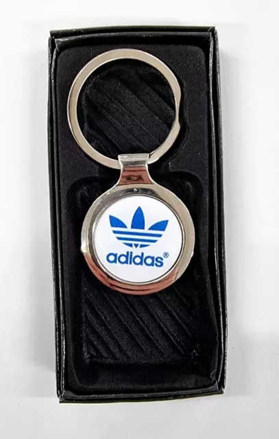 Key Chain ID Tag Alloy Chrome Keyring Gift for Adidas Funny