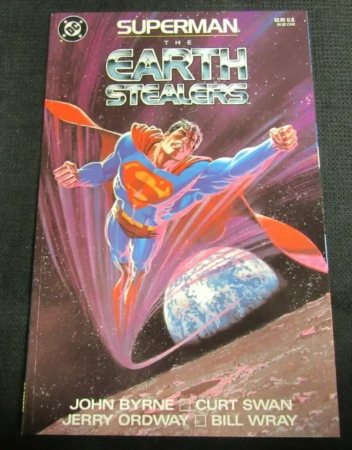Superman: The Earth Stealers (1988) 1st Print TPB John Byrne NM 9.2 B412