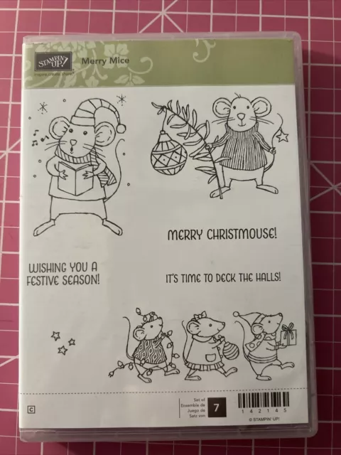 Stampin' Up! Merry Mice Stamp Set * NEW *  (Retired)