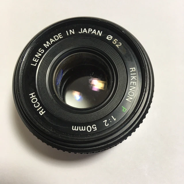 Ricoh Rikenon P F2 50mm Ricoh Mount Lens For SLR/Mirrorless Cameras Black Works