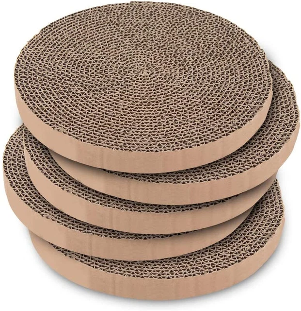 Best Pet Supplies Scratch and Spin Cat Scratcher Replacement Pads for Active Pla