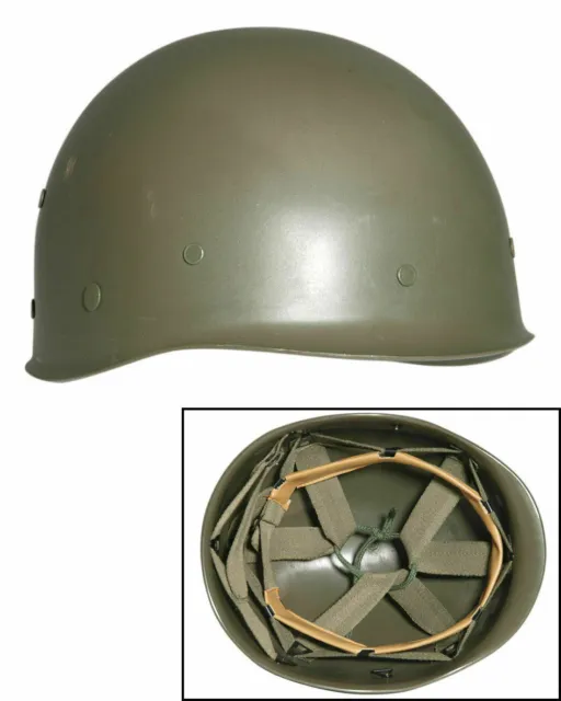 US Army M1 Innenhelm für Stahlhelm M1 Inlay Inlet Steel Helmet 1969 Vietnam Zeit