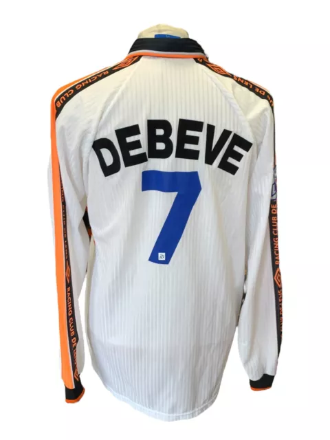 RC Lens, Mickaël Debève - Maillot Porté Saison 1997-1998 -