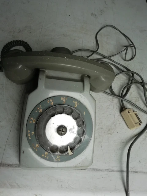 Téléphone Vintage Socotel S63 Kaki – PTT CTD Paris – Fonctionne Avec Box Fibre