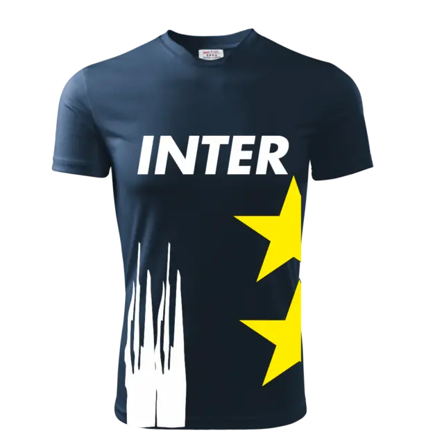 Inter maglietta tifoso maglia calcio t-shirt stadio 2 stelle 2024 campioni del