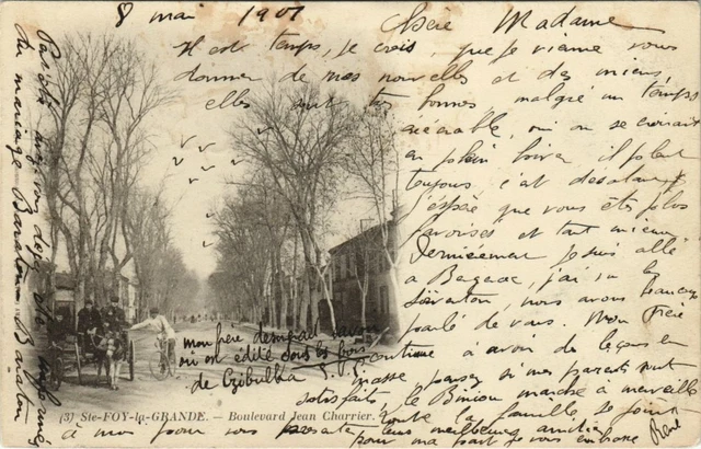 CPA Ste-FOY-la-GRANDE - Boulevard Jean Charrier (140407)