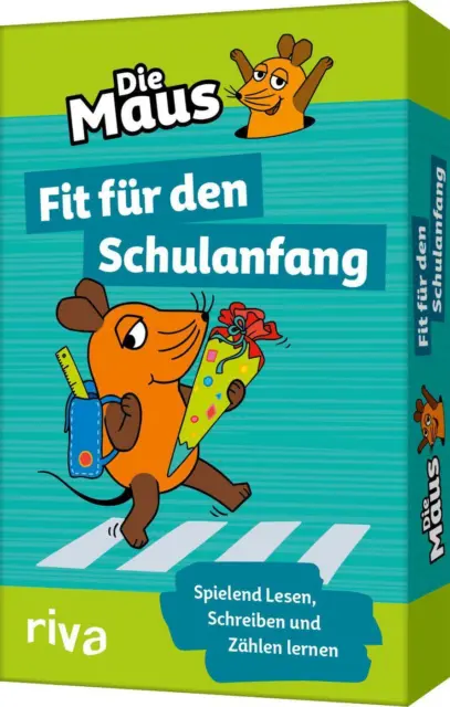 Die Maus - Fit für den Schulanfang Box Schachtel 48 S. Deutsch 2021 riva Verlag
