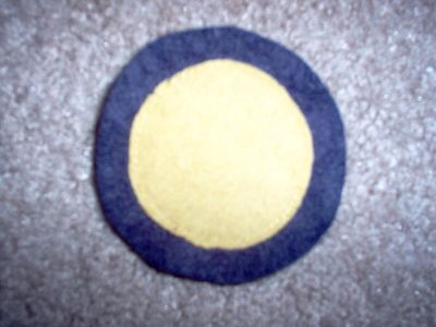 WWI US Army Chemical Corps Unit patch AEF wool felt