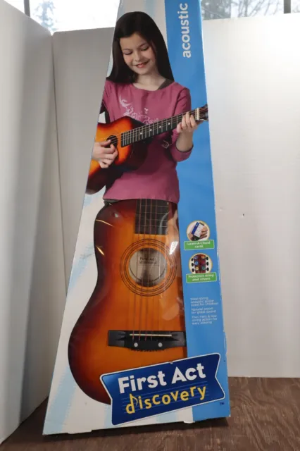 First Act Childrens Acoustic Guitar Kids Real Strings Starter Model FG 127- NIB