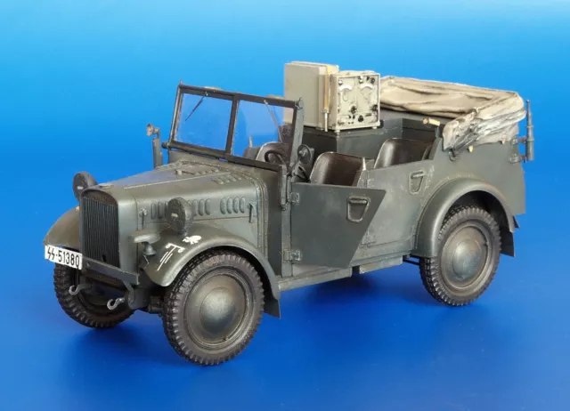 Plus Modell 205 Kfz2 Stopper Radio Auto 1/35 Maßstab Harz Vollmodellbausatz