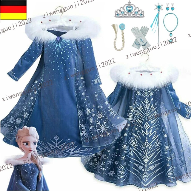 ELSA & ANNA Prinzessin Handschuhe – Weiche Party-Handschuhe Für Mädchen Als Kostüm-Accessoire