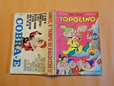 Topolino N° 630 Originale Mondadori/Disney Discreto 1967 Cedola, Bollini