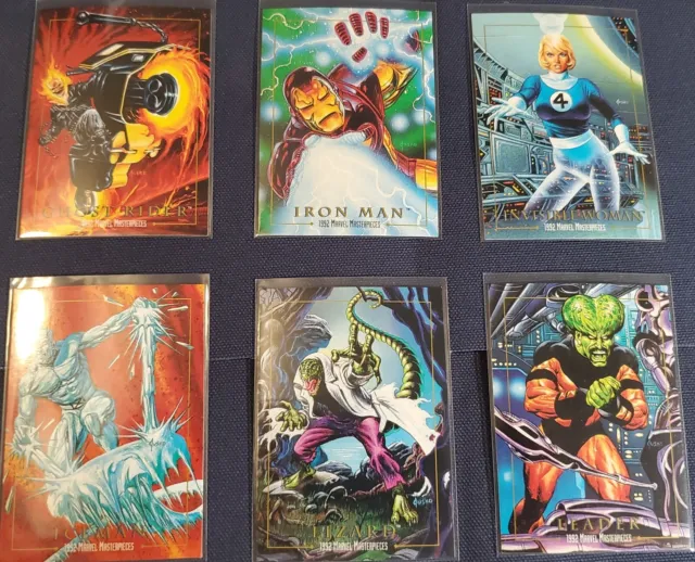 1992 Skybox Marvel Masterpieces Singles You Pick Free Shipping Updated 08/07