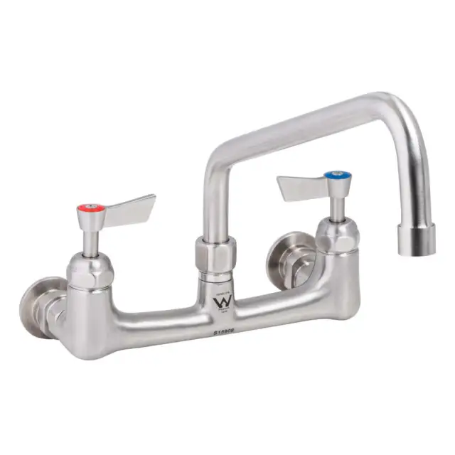 3Monkeez Stainless Steel Exposed Wall Tap Body and Spout - 8" Spout