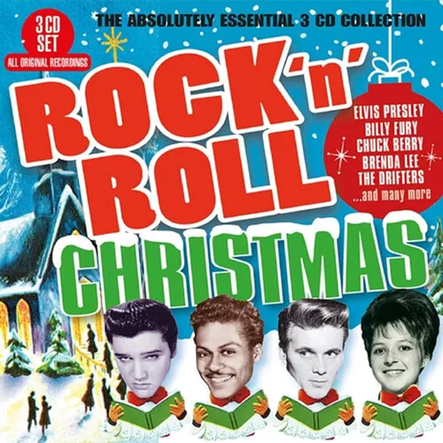 Various Artists : Rock 'N' Roll Christmas CD Box Set 3 discs (2019) Great Value