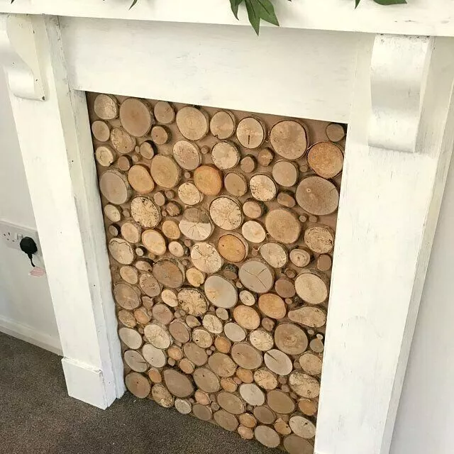 Großhandel 1-100 Stck. Holzscheiben Rustikale Wand Weihnachten Handwerk Deko Stämme Öko 2