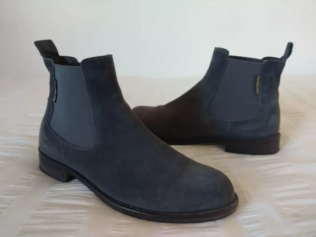 RUSSELL AND BROMLEY Womens Chelsea Boots Suede Grey Ankle Boots