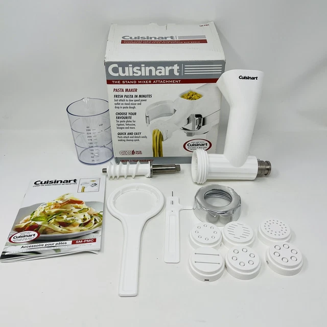Cuisinart Pasta Maker The Stand Mixer Attachment Set SM-PMC White