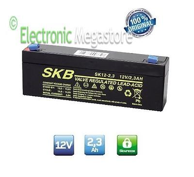 AGM BATTERIA ERMETICA AL PIOMBO AGM 12V 2.2Ah 2,3 Ah RICARICABILE 12 VOLT 2.2 AMPERE 