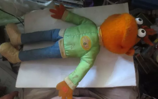 Muppets Scooter Doll Plush Stuffed Fisher Price 853 Vintage 17 inch