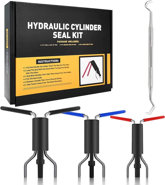 HYDRAULIC CYLINDER PISTON Rod Seal Ucup Installation Tool Pick & Hook