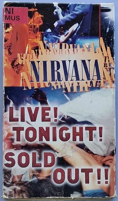 ニルヴァーナ ライブ!トゥナイト! 中古VHSビデオ　NIRVARNA LIVE ニルヴァーナ ライブ!トゥナイト! 中古VHSビデオNIRVARNA LIVE