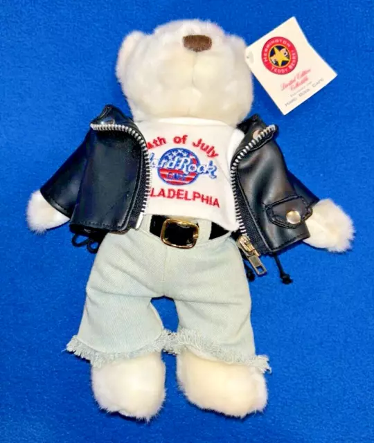 Hard Rock Cafe Philadelphia Herrington Teddy Bear Plush 4th Of July 2004