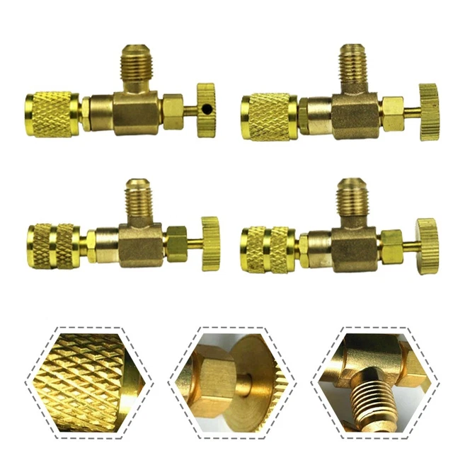 Adattatore adattatore caricabatterie raffreddamento 1 pezzo R22 R410A strumento riempimento liquido