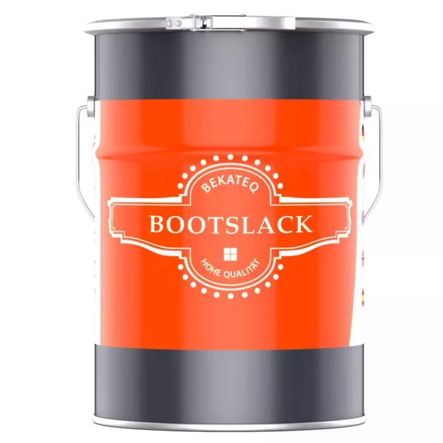 Bootslack Yachtlack Holzlack Glänzend RAL-Töne Bootsfarbe 1-10L Boot ✅ BE-400