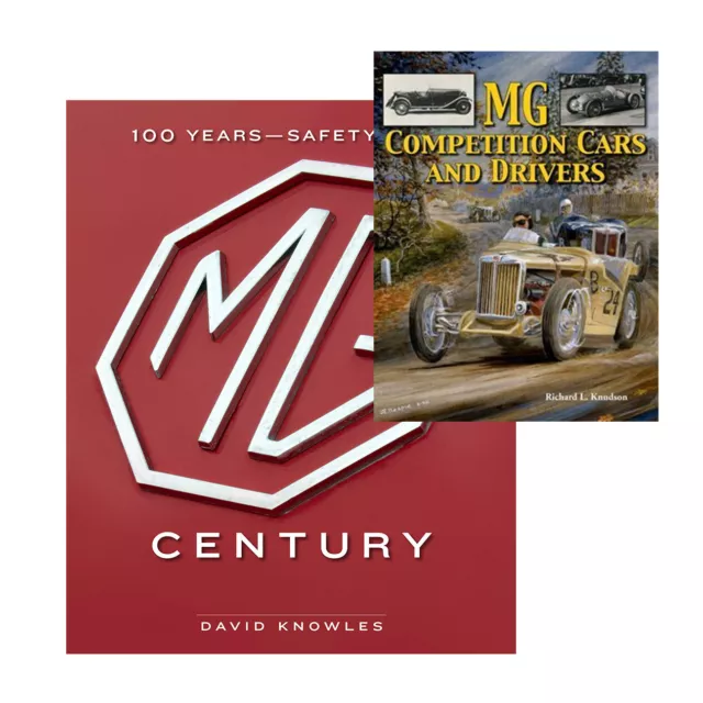 MG: Century & Competition Cars And Drivers 2 Book Set