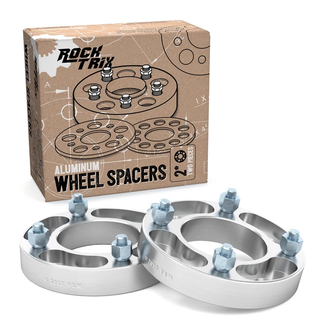 25mm (1") ATV UTV Lightweight 4x110 Wheel Spacers, M10x1.25 Studs Cone Seat Nuts
