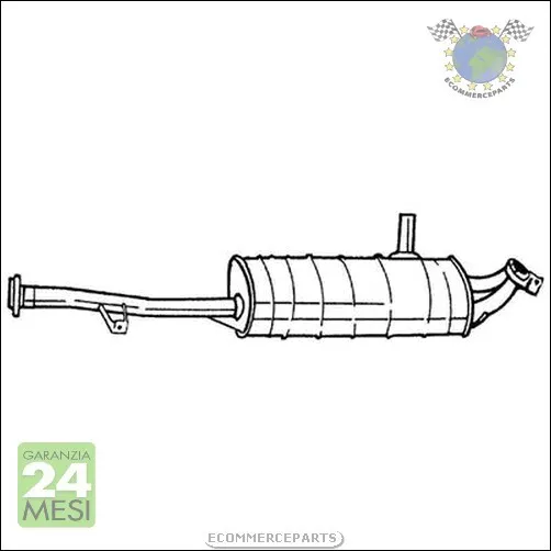 Silenziatore Marmitta Centrale Sigam per SUZUKI VITARA