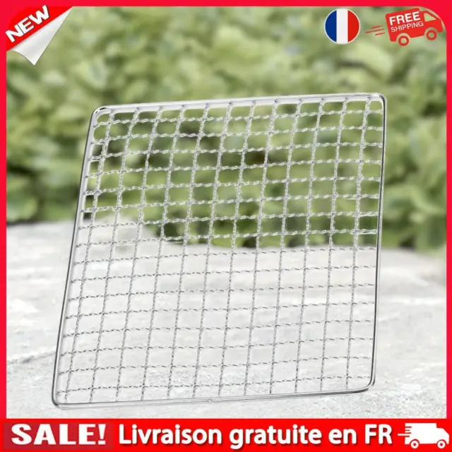 Folding Barbecue Grill Net Multifunction BBQ Grill Rack Net for BBQ Camping (A)