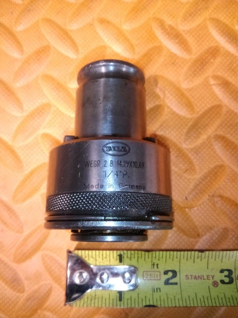 Quick Change BILZ #2 Tapping Collet WES 2 B 1/4 PIPE 14.29X10.69 .25 Tap Holder