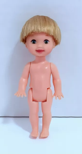 Barbie Tommy Doll Nude Blonde Hair Dark Blue Eyes Mattel