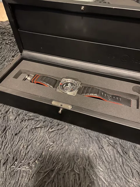 Bell & Ross BR01-94 05998 Aviation Type/Military Spec - Black/Chrome/Red Bell & Ross BR01-94 05998 Aviation Type/Military Spec - Black/Chrome/Red