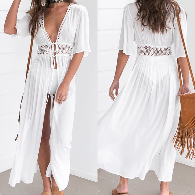 Boho-Kimono Als Strand-Überwurf – Leicht, Luftig & Vielseitig Kombinierbar In Schwarz (Einheitsgröße)