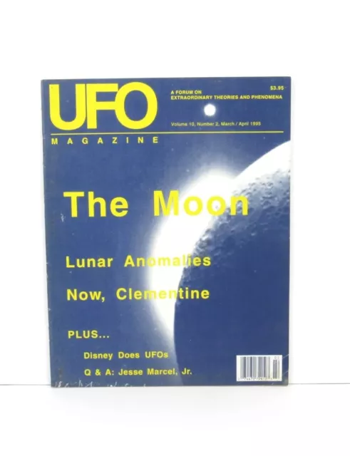 UFO Magazine Vol. 10 No. 2 March/April 1995 Aliens UFOS Abductions Sightings VG