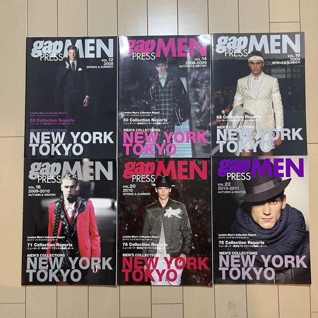 【希少】gap PRESS MEN ニューヨーク／東京12冊2007〜2013￼ 希少】gap PRESS MEN ニューヨーク／東京12冊2007〜2013￼ 発売