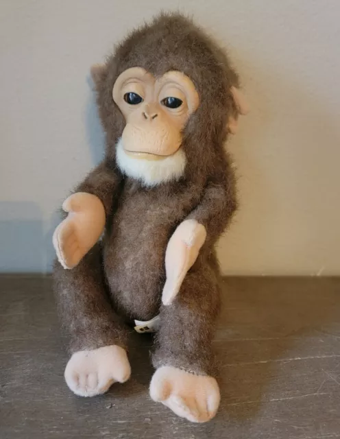 Fur Real Furreal Friends Cuddle Chimp Newborn Monkey Works Fuzzy Brown